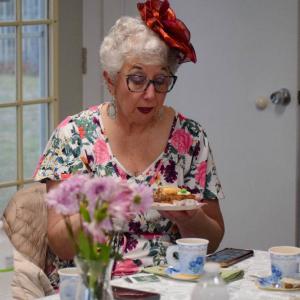 Tracey Oliver talks about what treats she grabbed.