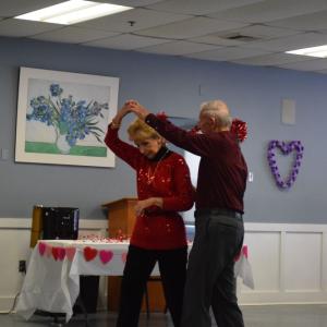Many couples were very good dancers, such as spinning their partners.