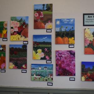 The Art II pieces from King Farm. Photos by Kat Sheridan