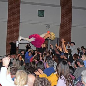 'Baby' does the "Dirty Dancing" lift.