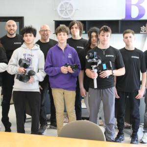 The students and DCTV workers pose together. Source: Robert Perrotti