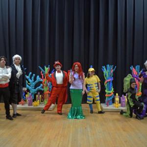 The main cast of The Little Mermaid, Jr. 