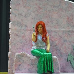 Ariel (Layla Ruiz) inspects a 'dinglehopper.' Photos by Kat Sheridan