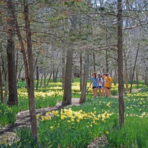 Guests of all ages enjoy wandering the paths. Photos by Kat Sheridan