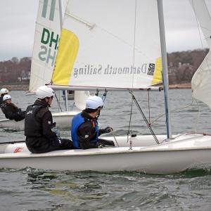 Finn Sperry and Evan Sargant ride the waves. 