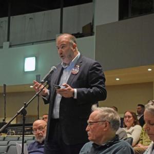 Ed Pacheco shares concerns on water. 