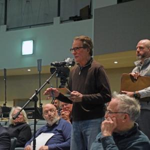 Stanley Mickelson shares that he is upset over the use of Fairway Drive. 