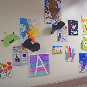 Some student art. 