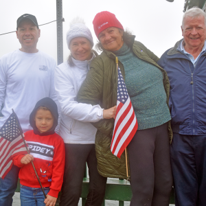 The Bancroft-Fairfax family with Cavanaugh and the young Cavollo, age 4.5. 