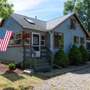 Front entrance and deck