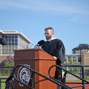 Principal Daniel Dias introduced the speakers.