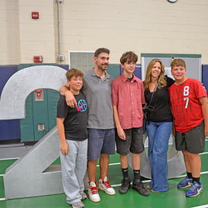 Bentlee Marcian and his family. 