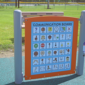 The communication board. 