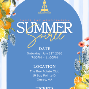 OBA Soiree invitation to the Bay Pointe Club on 7/11/26