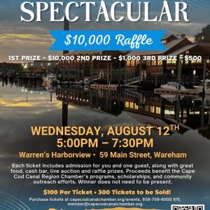 $10,000 Raffle for the Cape Cod Canal Region Chamber of Commerce