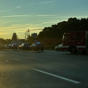 Police and EMS response. Photo by Kat Sheridan