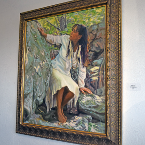 A painting of Princess Sunflower. 