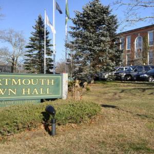 Town hall stock photo. 