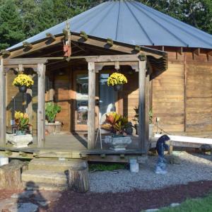 The yurt. 