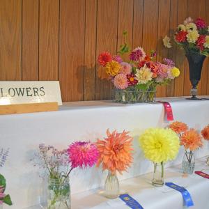 The flower display. 