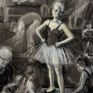 A self-portrait of Pamela Hoss. Source: Dartmouth Cultural Center