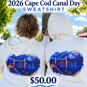 A great hooded sweatshirt with a gorgeous picture of the Railroad Bridge!
