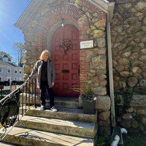Jill Law outside the Cultural Center. Photo by Kat Sheridan
