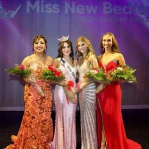 Left to right, Kieyana Fleming (2nd Runner-Up), Avery Barboza (Winner), Lillian Rankin (1st Runner-Up), Jaime St. Onge (3rd Runner-Up). Source: Ashley Bendiksen
