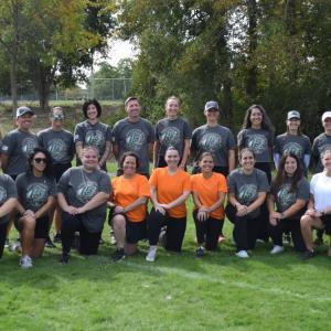 The field hockey coaches. 