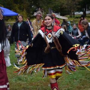 A dancer during on the performances. 