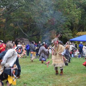 The powwow featured many dances. 