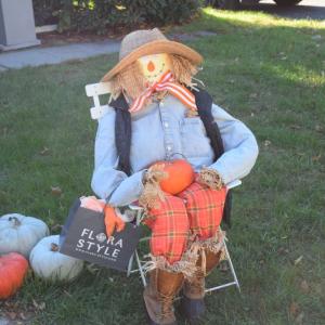The Flora Style scarecrow. 