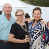 Tom Perkins, daughter Emily Perkins Hatch (center), and Aggie Perkins. Source: The Newport This Week