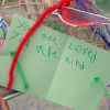 A note a child left on the Hope Project Board. 