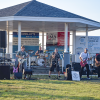 The band playing at the Summer Concert Series. Photos by Kat Sheridan