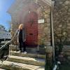 Jill Law outside the Cultural Center. Photo by Kat Sheridan